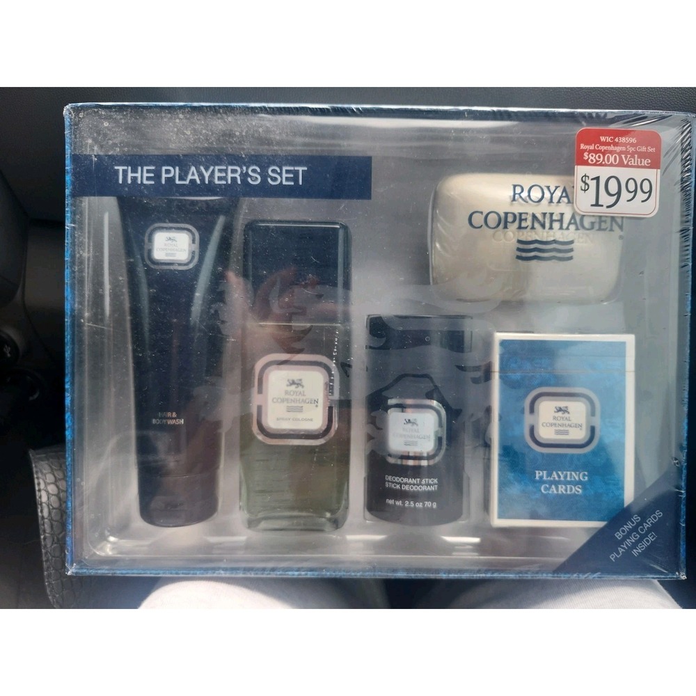DISCONTINUED NIB Royal Copenhagen 5-Pc Deluxe Men's Gift Set
